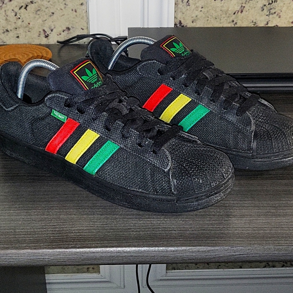 Adidas Rasta Superstars Men's 10.5